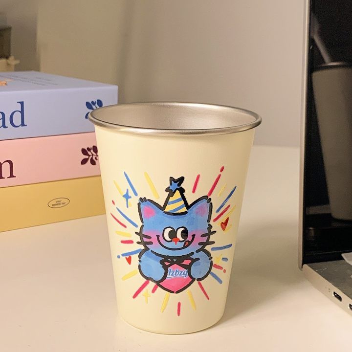 Creative drinking glass with funny cat motif Stornfield