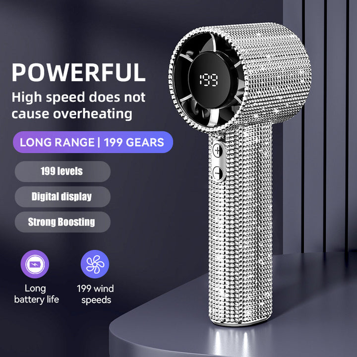 Women's High-Performance Handheld Hair Dryer with Brilliant Accents Stornfield