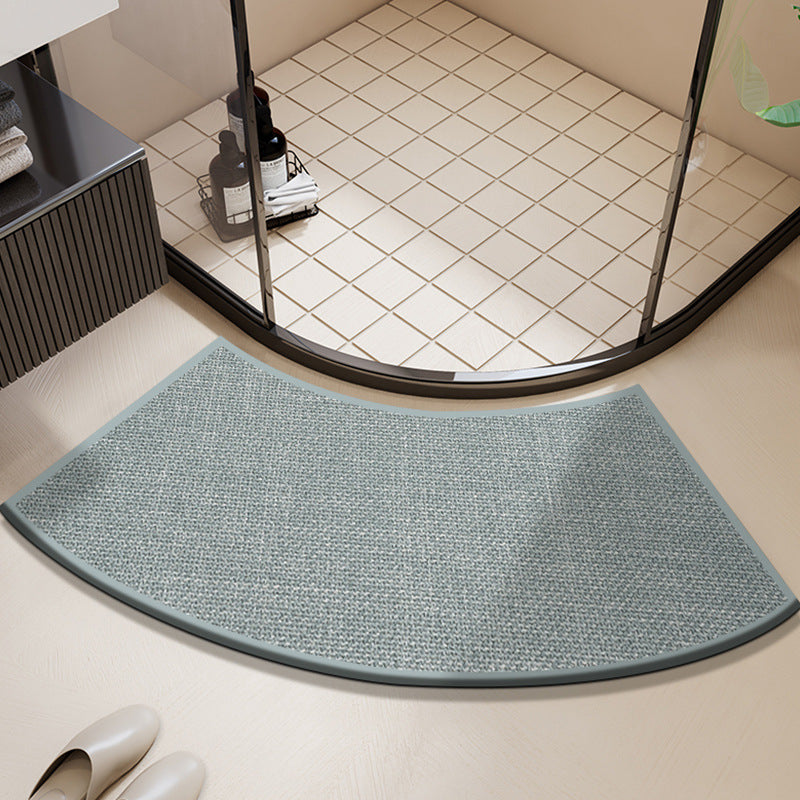 Stylish Half-Moon Shower Mat