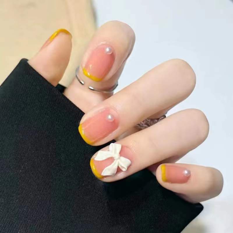 Stylish art nails with 3D flower accents Stornfield