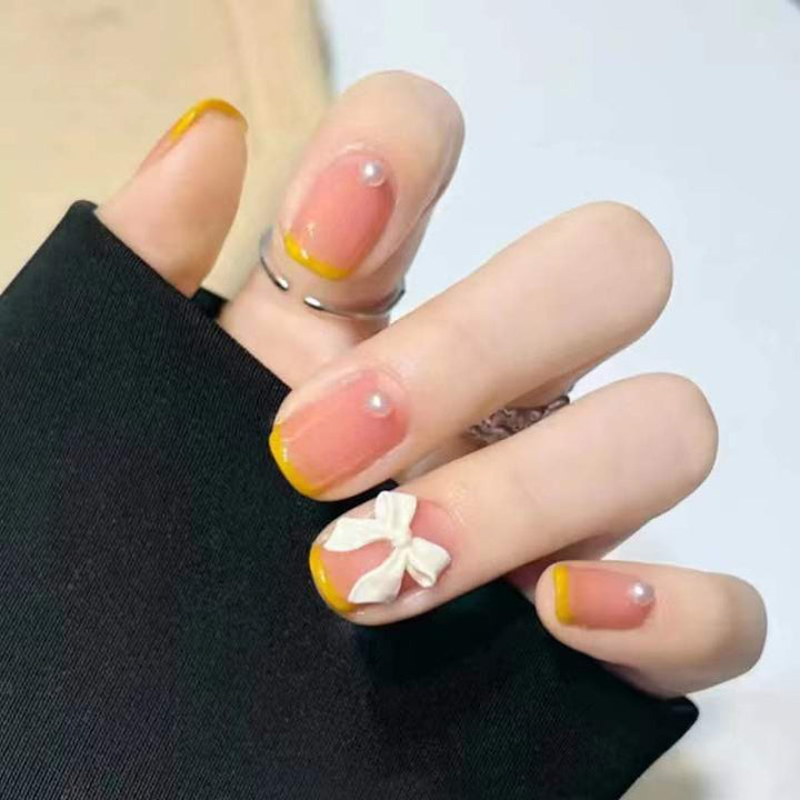 Stylish art nails with 3D flower accents Stornfield