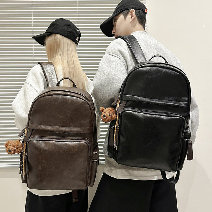 Vintage Leather Laptop Backpack Stornfield