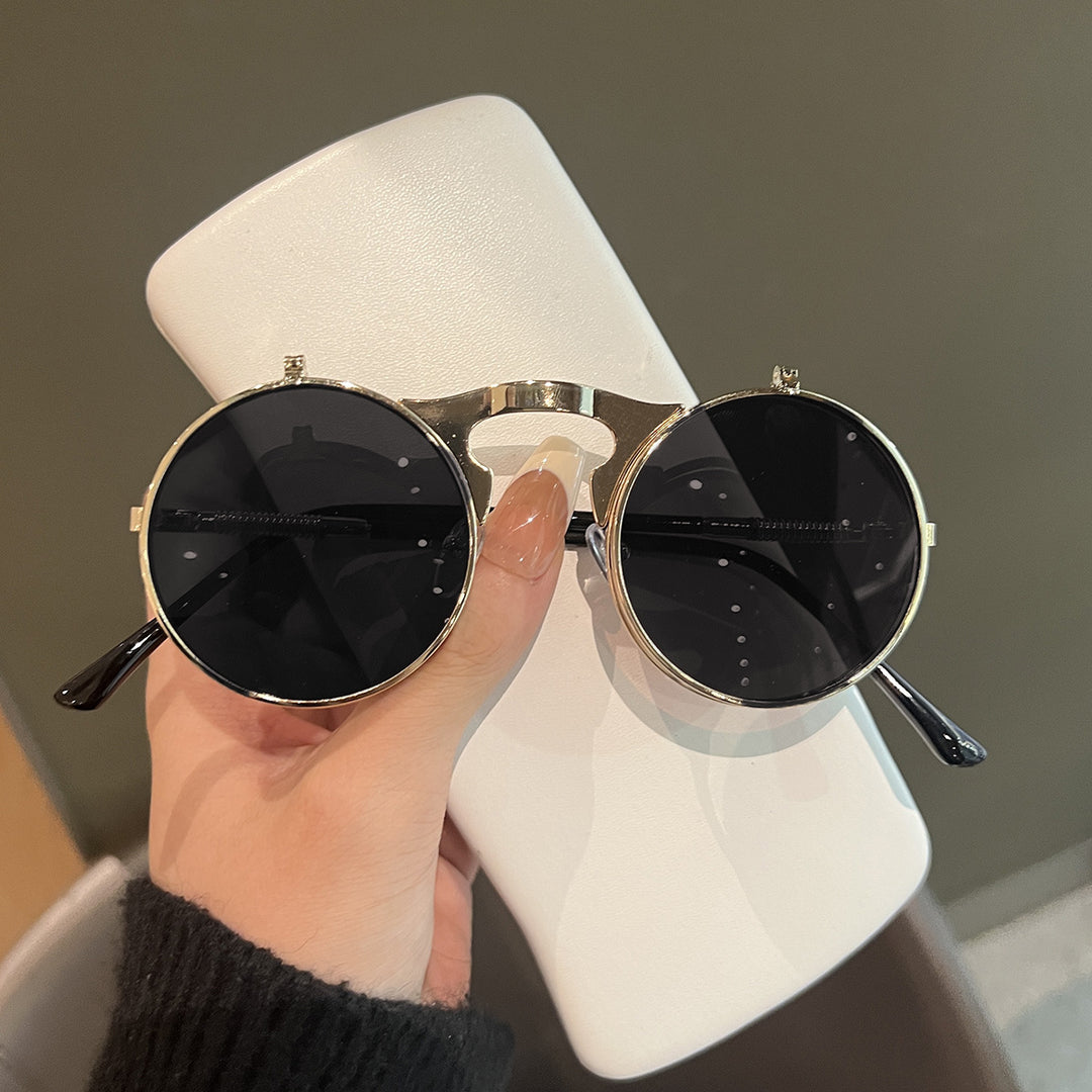 Ladies Round Designer Sunglasses with Innovative Frame Stornfield