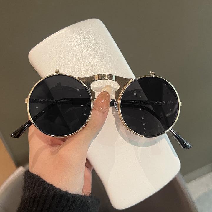 Ladies Round Designer Sunglasses with Innovative Frame Stornfield