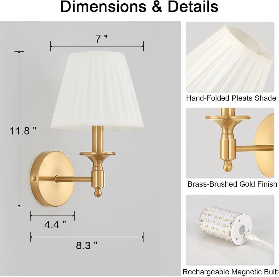 Remote-Controlled Wall Sconce
