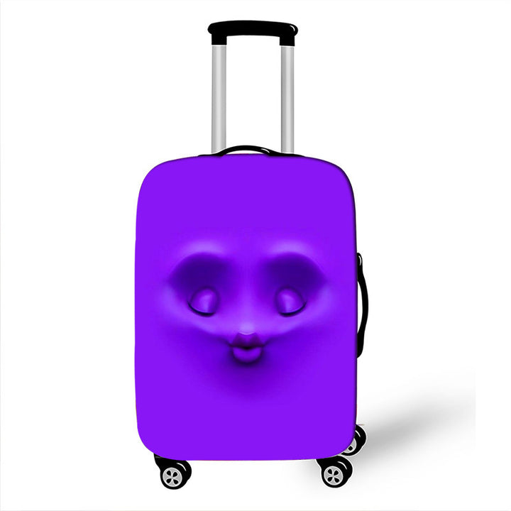 Unisex Hard-shell suitcase with funny cartoon face Stornfield