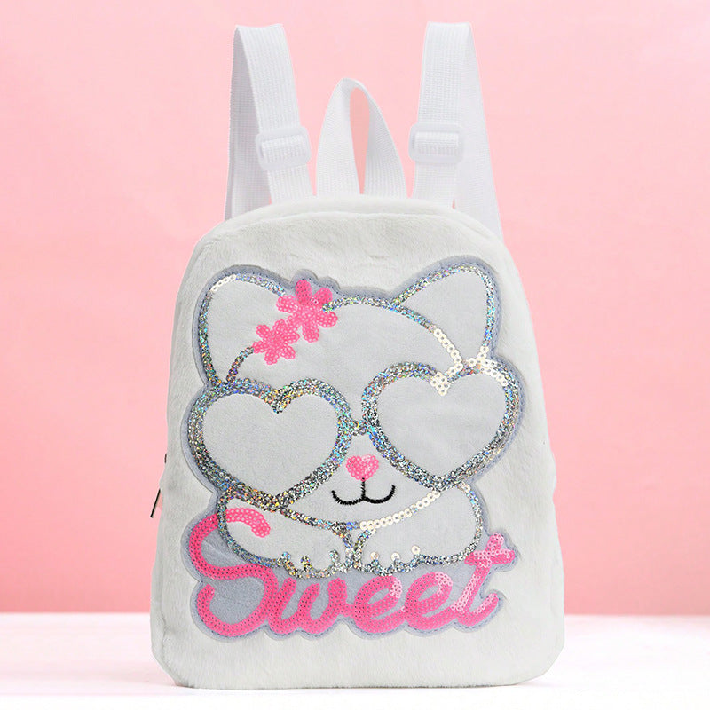 Plush backpack with animal design Stornfield