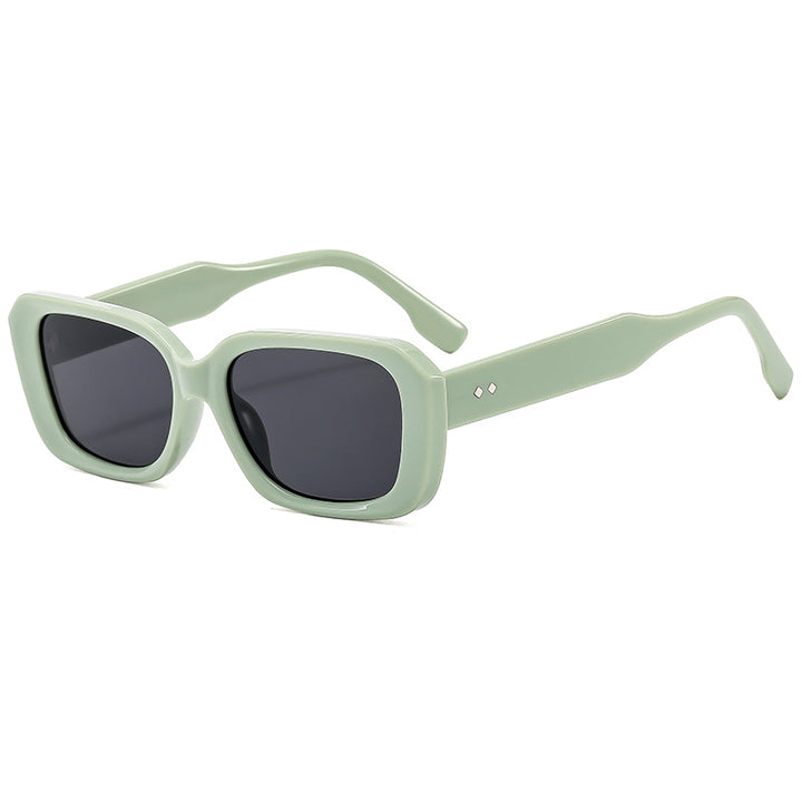 Women's large square sunglasses with robust frame and UV protection Stornfield