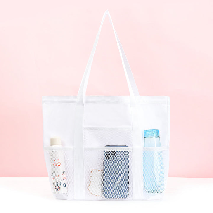 Padded shopping bag with side mesh pockets Stornfield