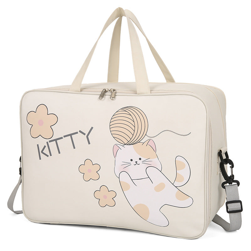 Cute Cartoon Bear Canvas Tote