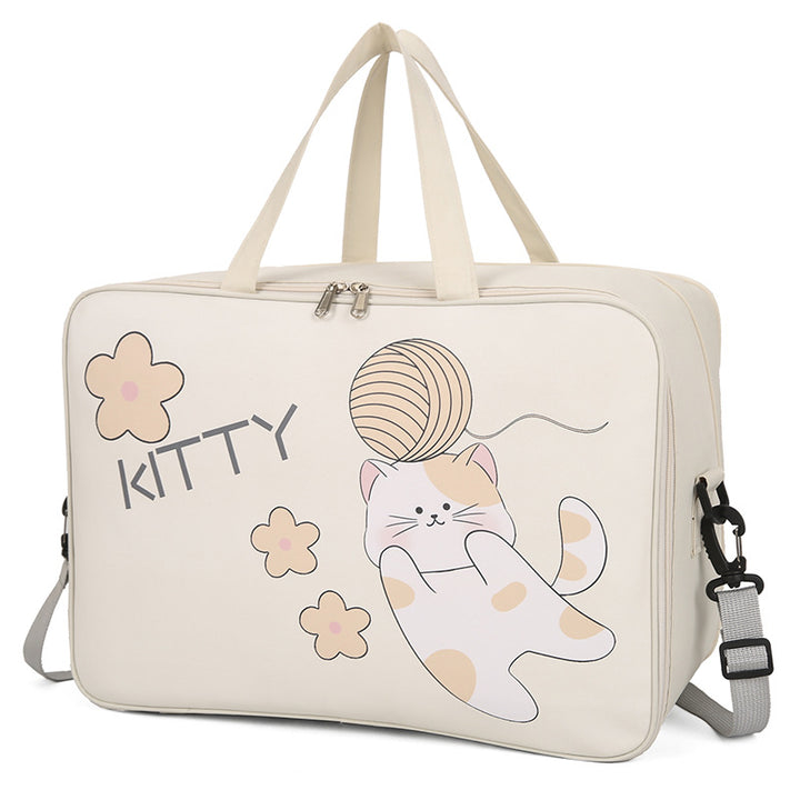 Cute Cartoon Bear Canvas Tote