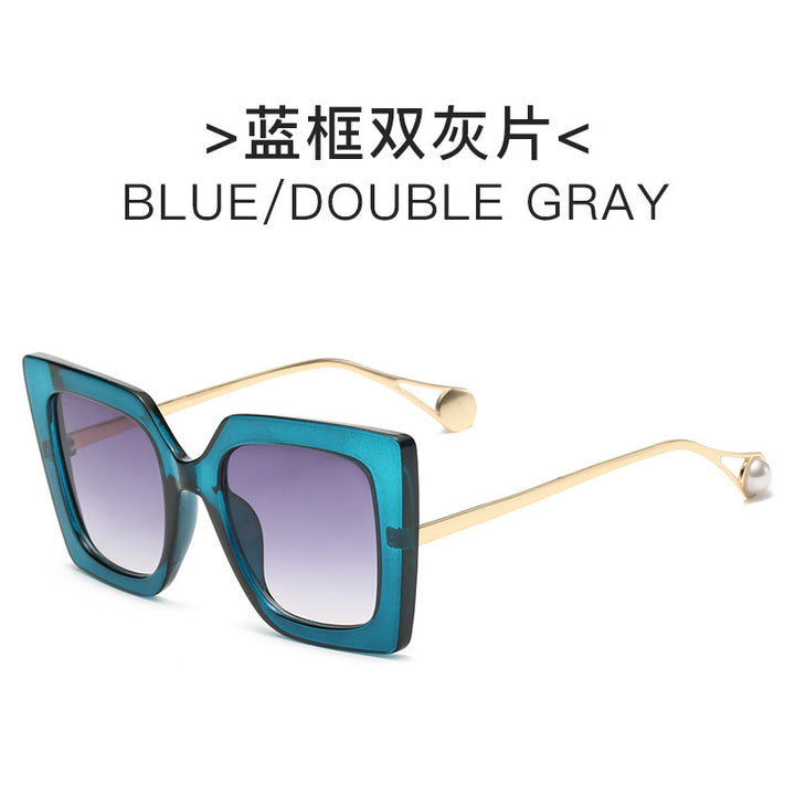 Ladies elegant sunglasses with geometric frame Stornfield