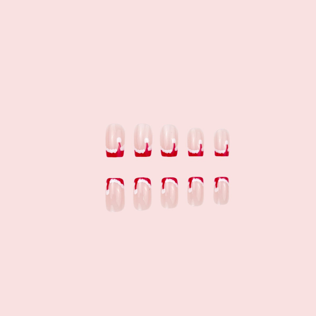 Artistic Winter-Themed Nail Art Stornfield