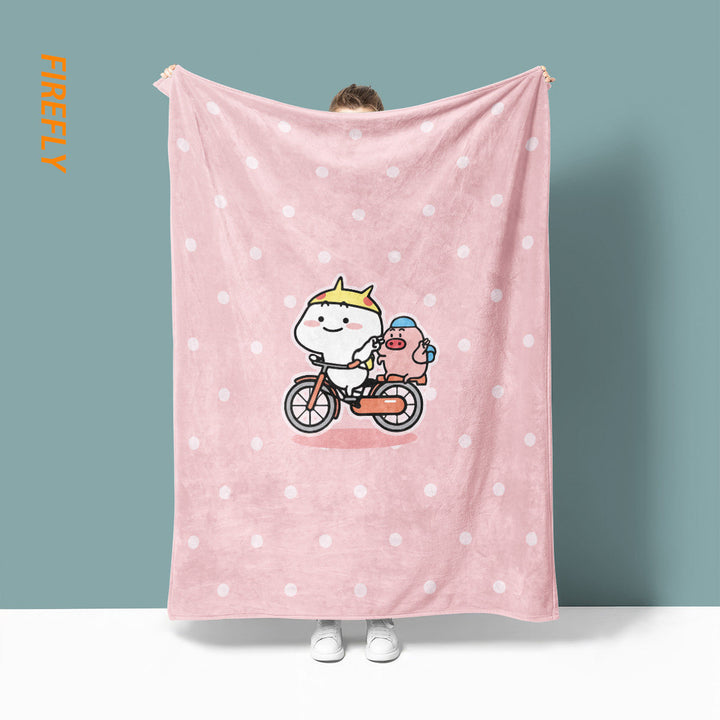 Cartoon-Themed Ultra Soft Fleece Blanket