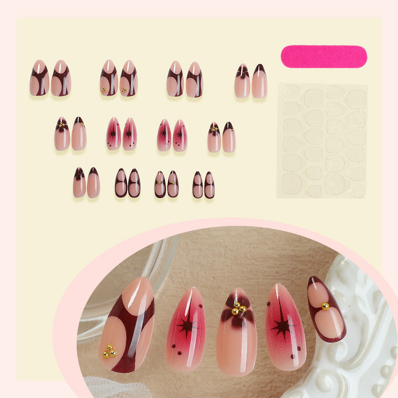 Artistic Press-On Nail Design Stornfield