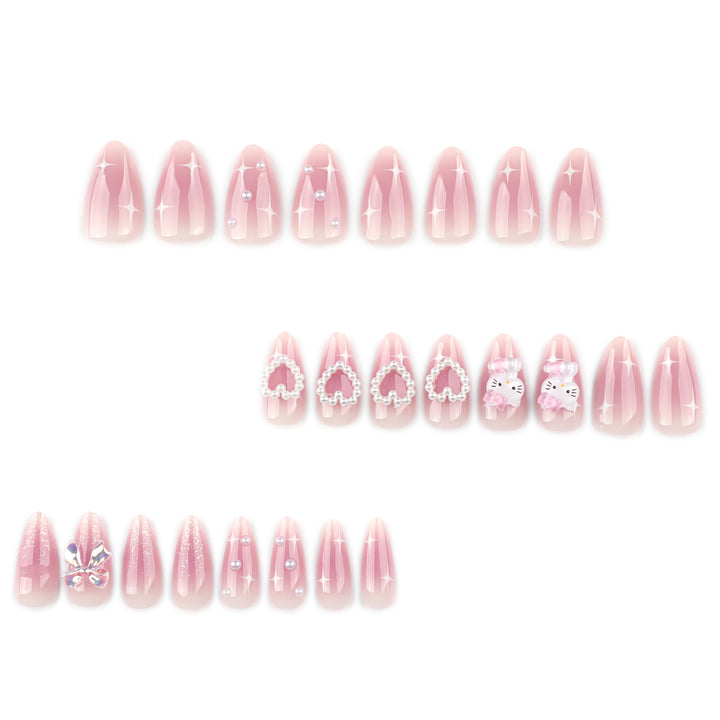 Artificial nail art with playful designs and 3D elements Stornfield