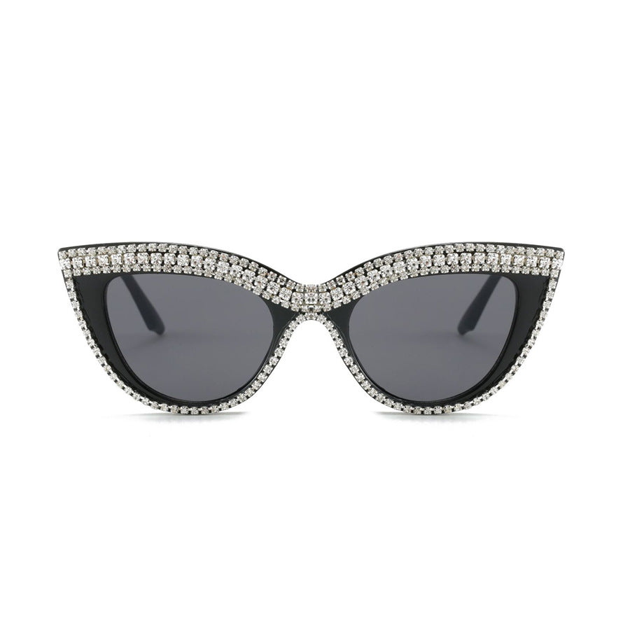 Statement Cat-Eye Sunglasses with Crystal Detailing Stornfield