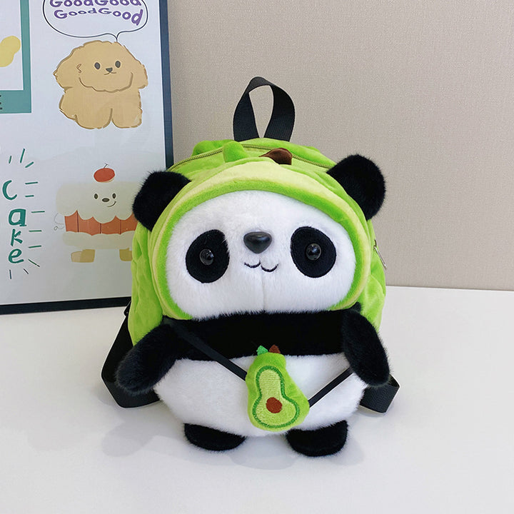Plush backpack with panda design Stornfield
