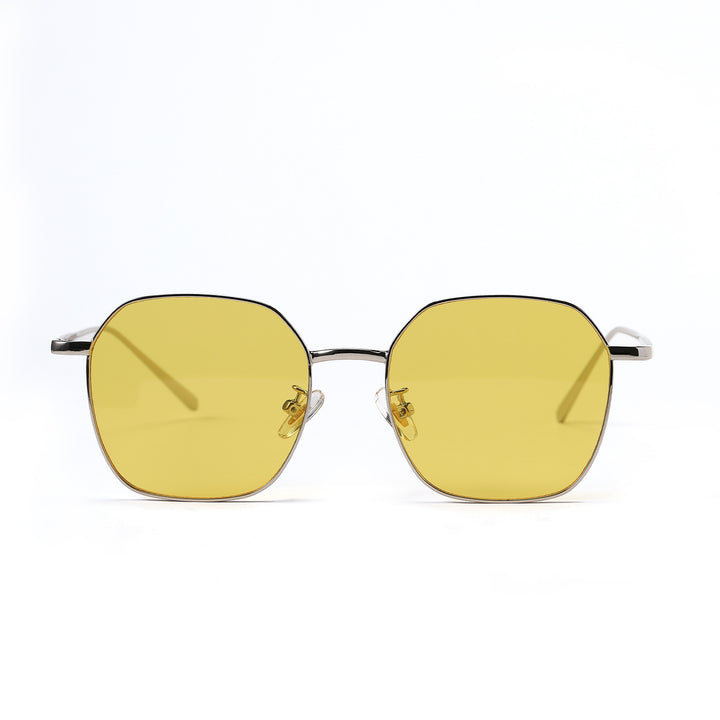 Women geometric sunglasses with modern metal frame Stornfield