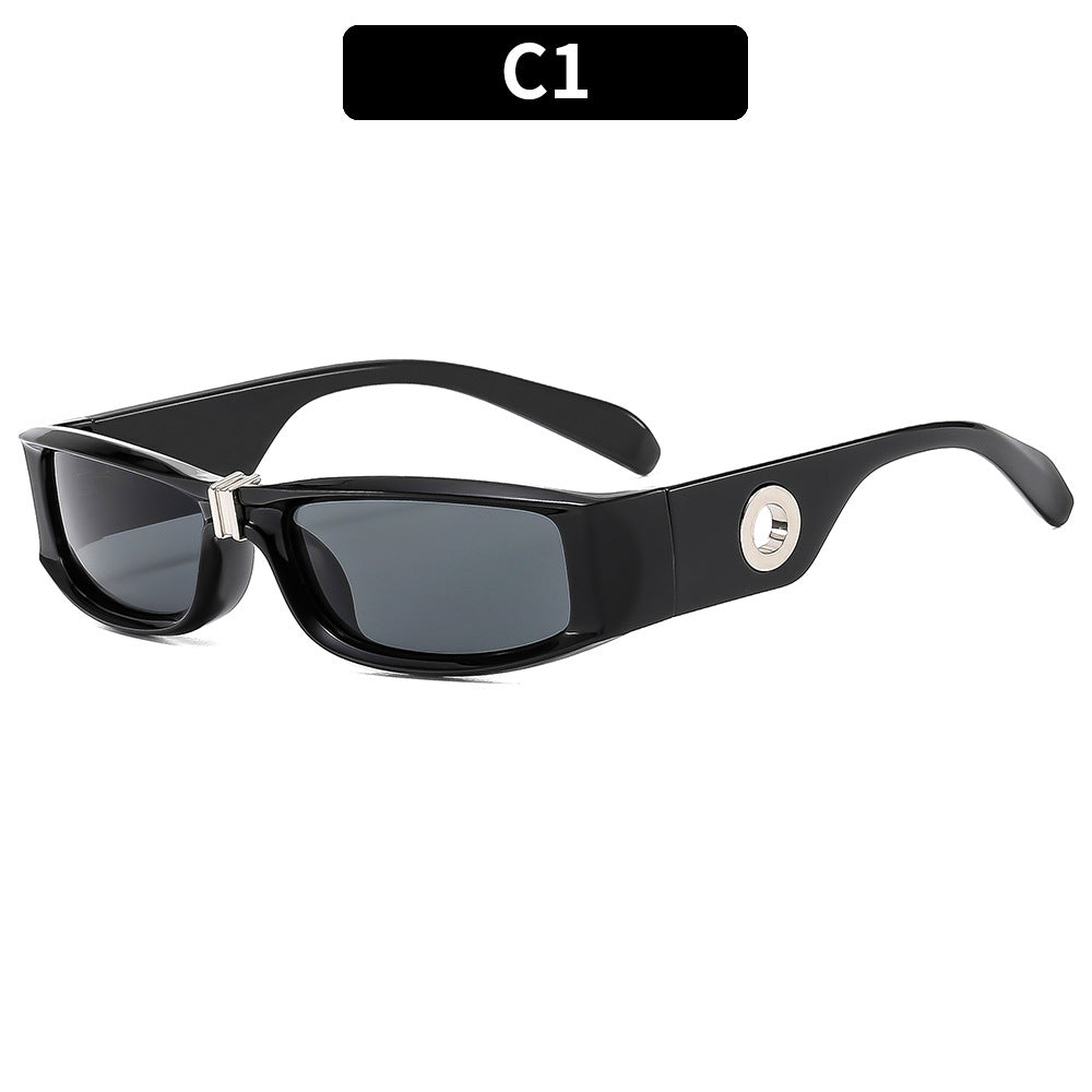 Trendy Rectangular Frame Sunglasses