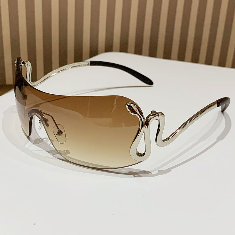 Women's Fashion Oversized Sunglasses with Innovative Metal Frame and Unique Design Stornfield