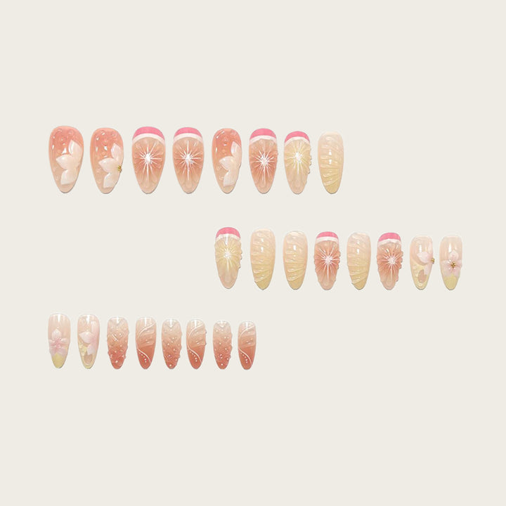 Artificial nails in spring floral and fruit design Stornfield
