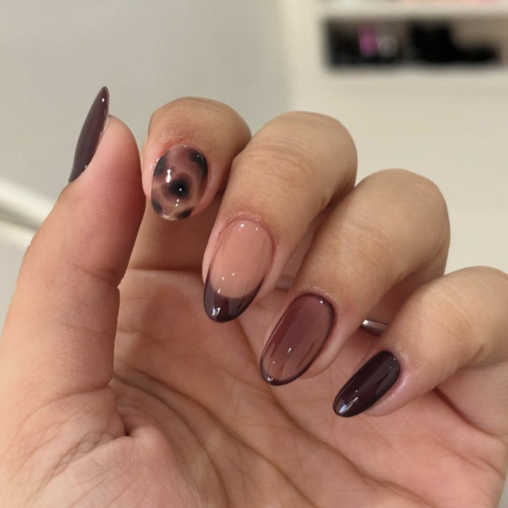 Artistic Stiletto Press-On Nails with Glossy Finish Stornfield