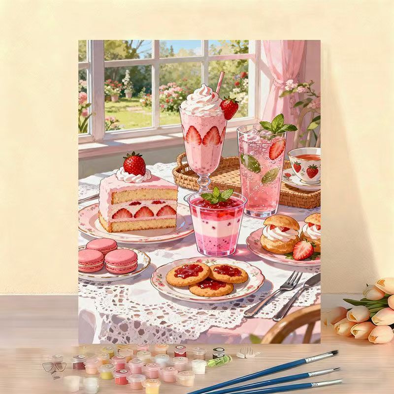 Gourmet Dessert Art Canvas Kit Stornfield
