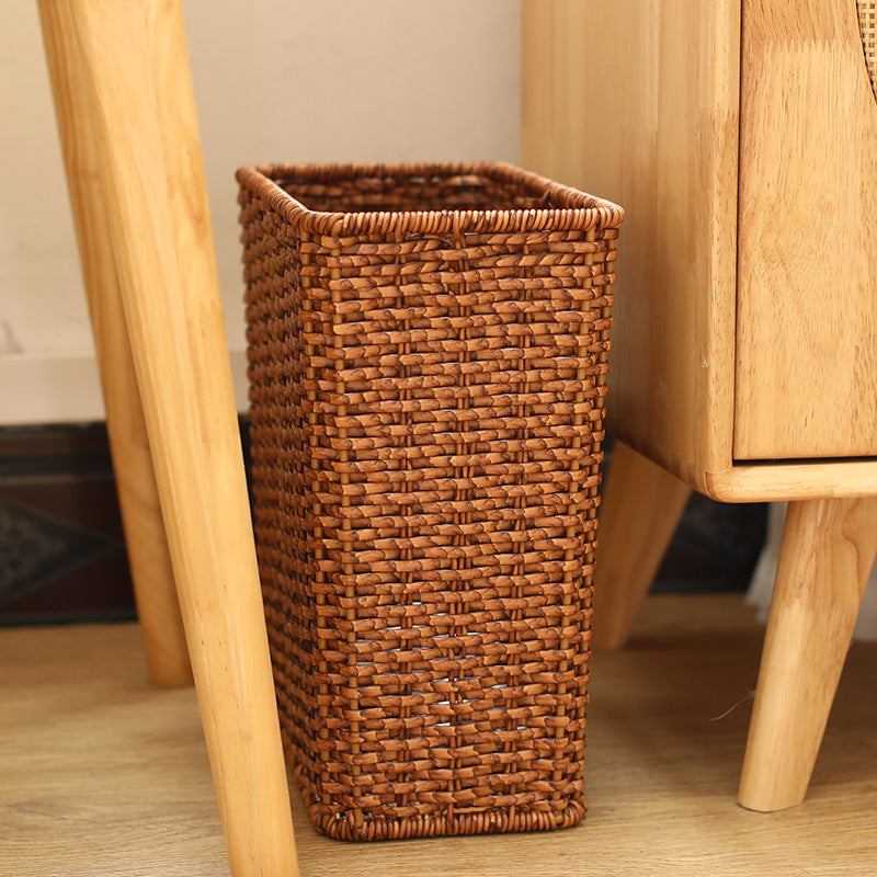 Unisex Rectangular Storage Basket made of handwoven material Stornfield
