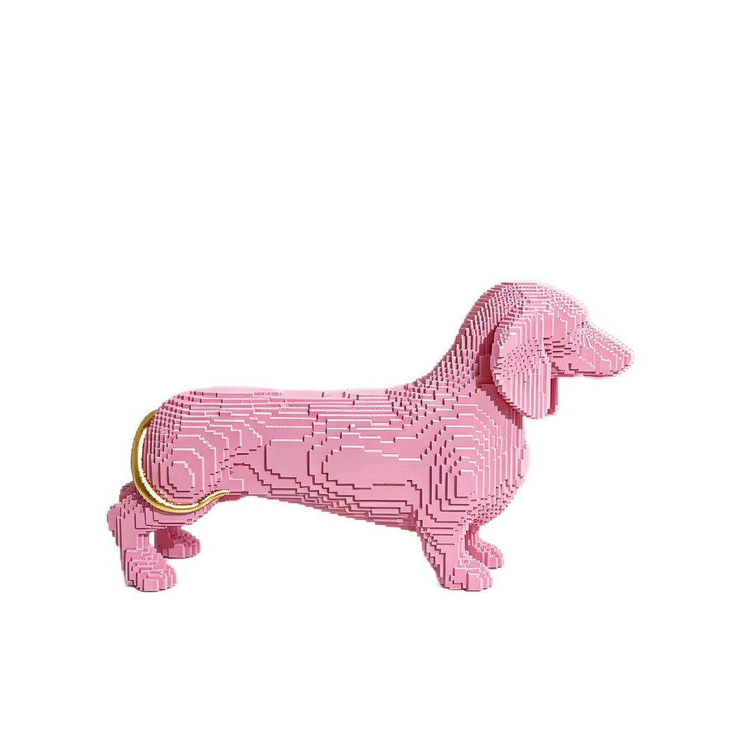 Playful decorative figure of a cute dachshund Stornfield