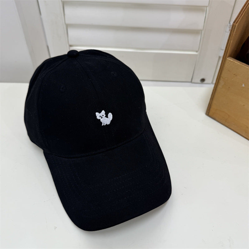 Women's Playful Embroidered Cat Cap Stornfield