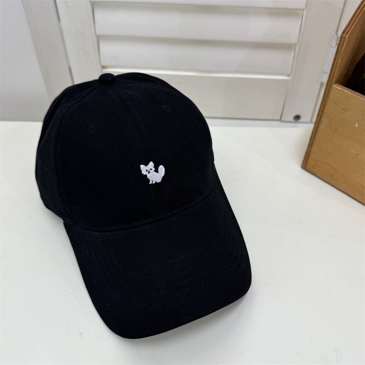 Women's Playful Embroidered Cat Cap Stornfield