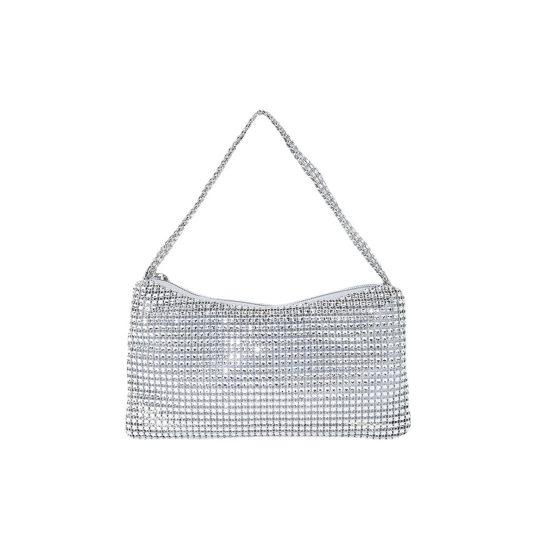 Elegant Rhinestone-Embellished Handbag