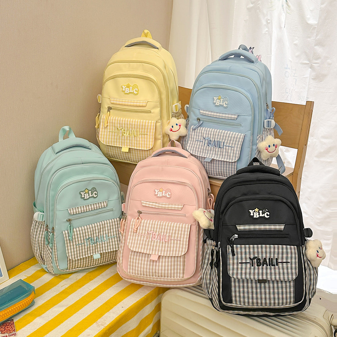 Stylish Checked Backpack Stornfield