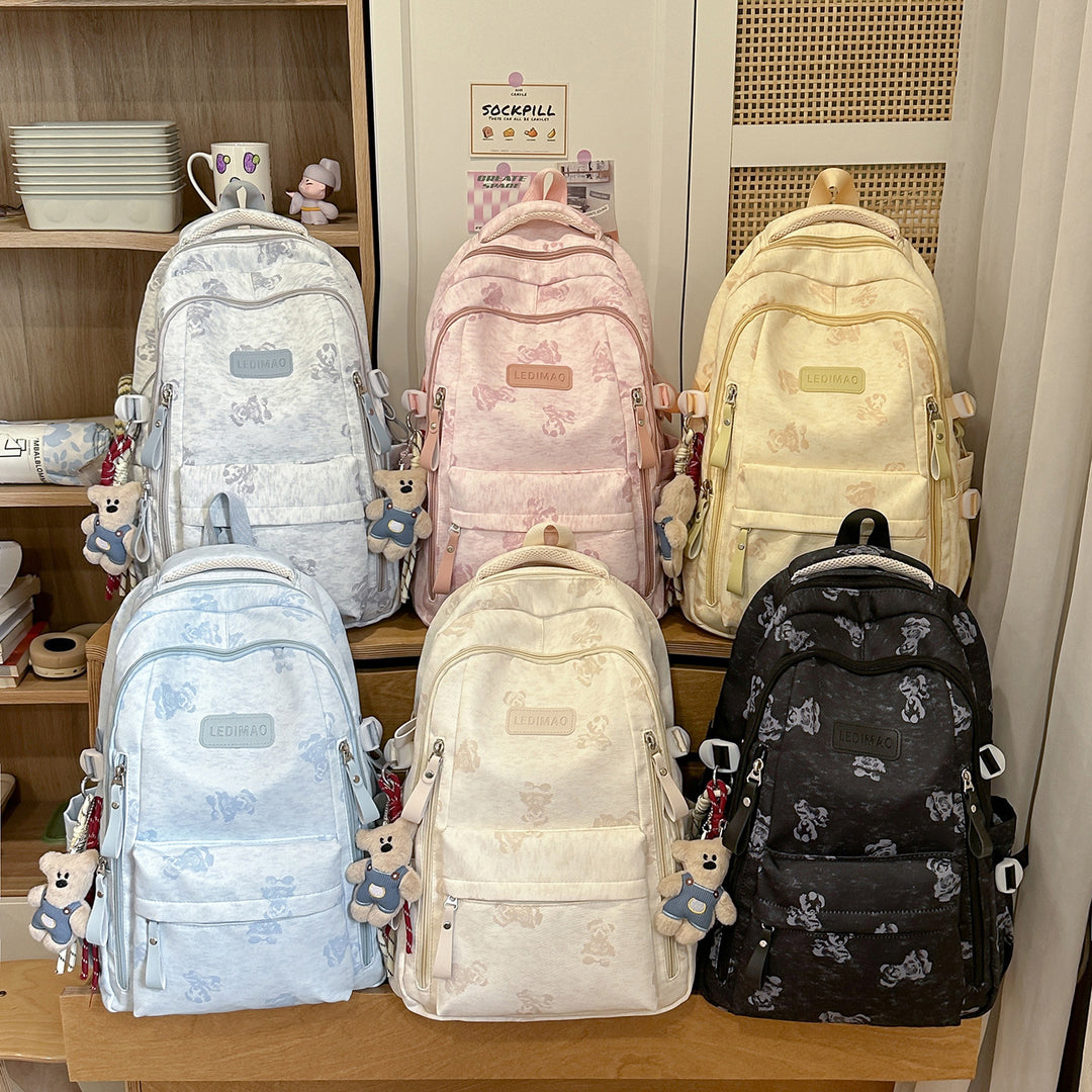 Casual Multi-Compartment School Backpack Stornfield