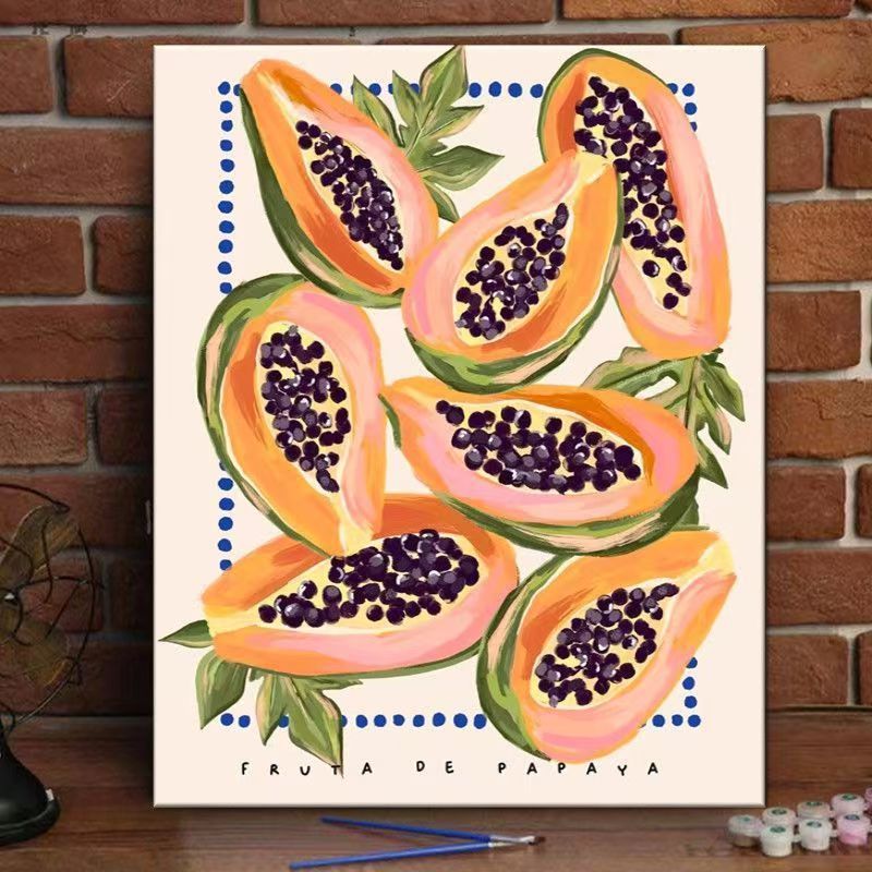 Peach Blossom Decorative Canvas Art Print Stornfield