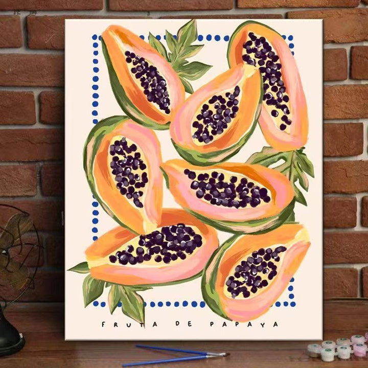 Peach Blossom Decorative Canvas Art Print Stornfield