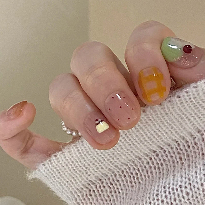 Artistic Press-On Nail Art Set Stornfield