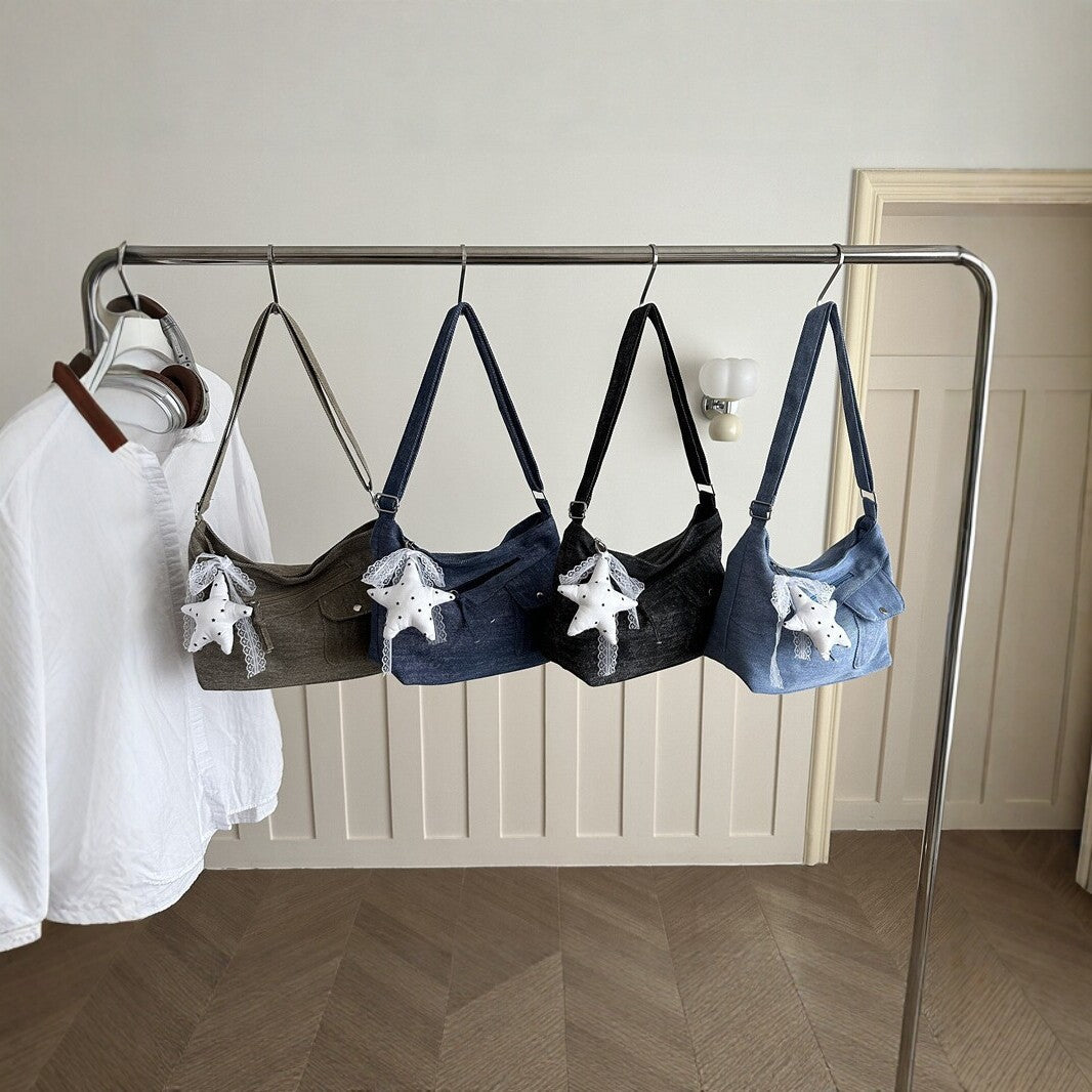 Casual Fabric Shoulder Bag