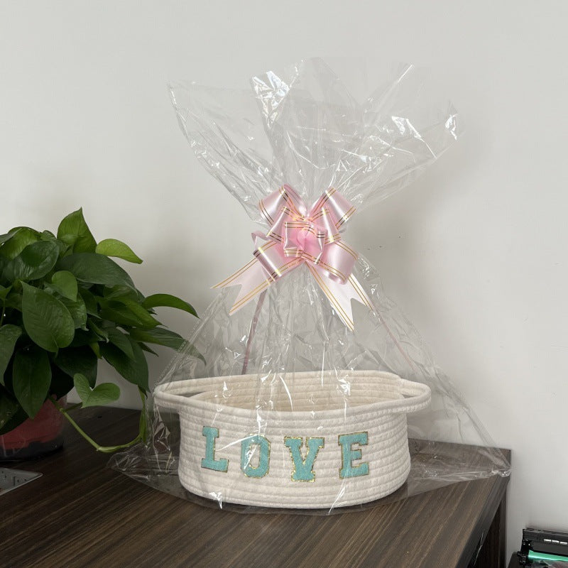 Women Decorative Storage Basket with Loving Inscription Stornfield