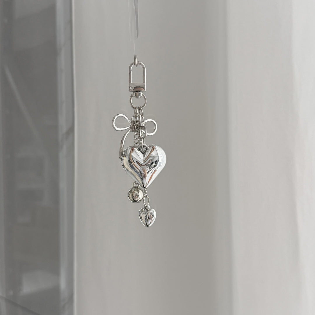 Heart-Shaped Pendant Keychain Stornfield