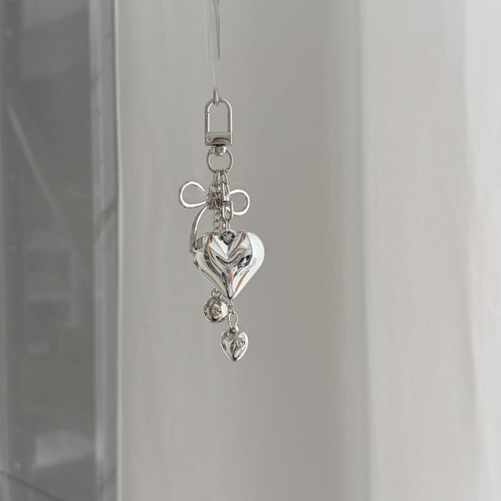 Heart-Shaped Pendant Keychain Stornfield