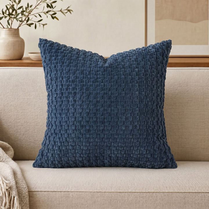 Decorative Textured Chenille Throw Pillow Cover