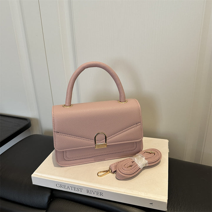 Elegant Structured Handheld Satchel