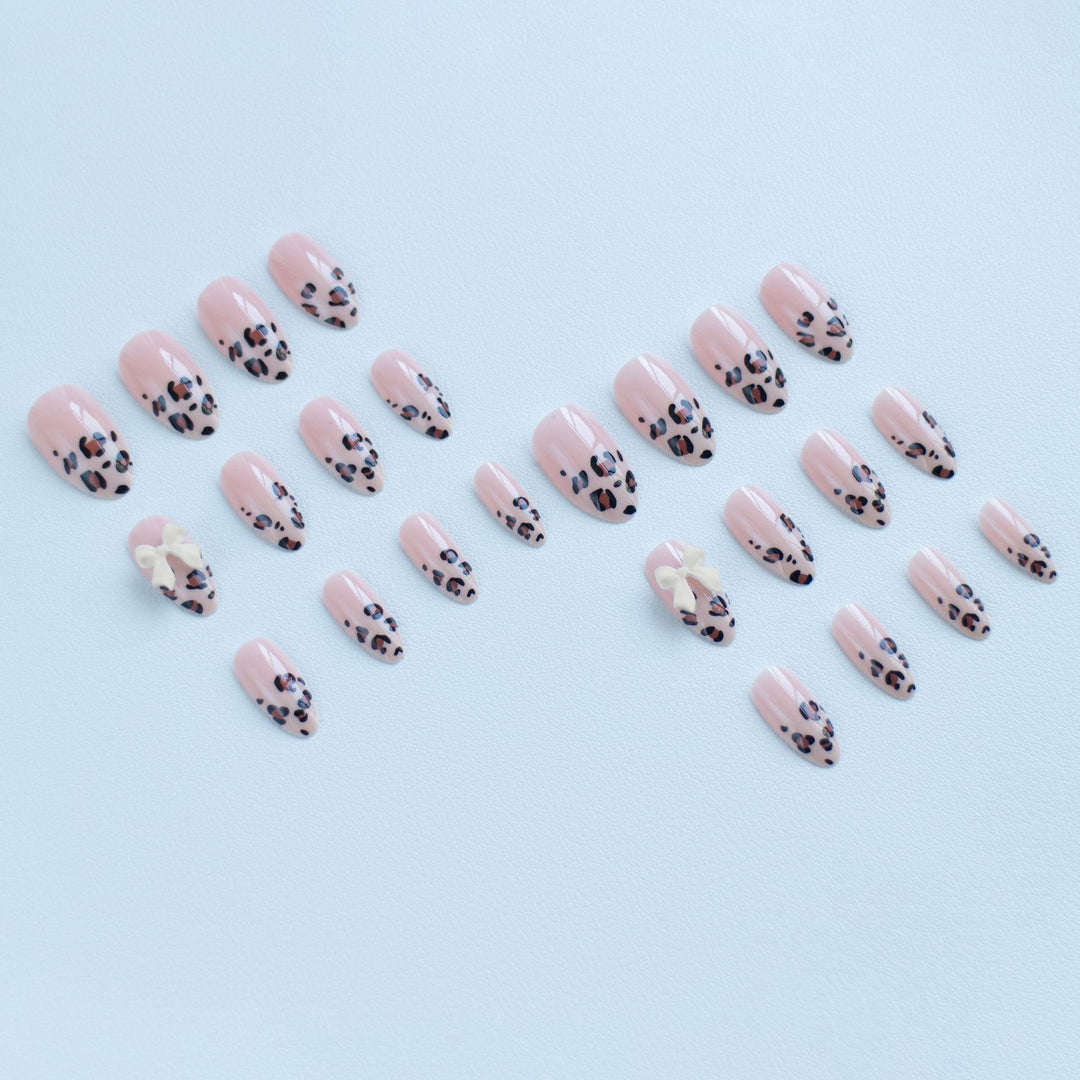 Trendy Leopard Print Nail Art Set