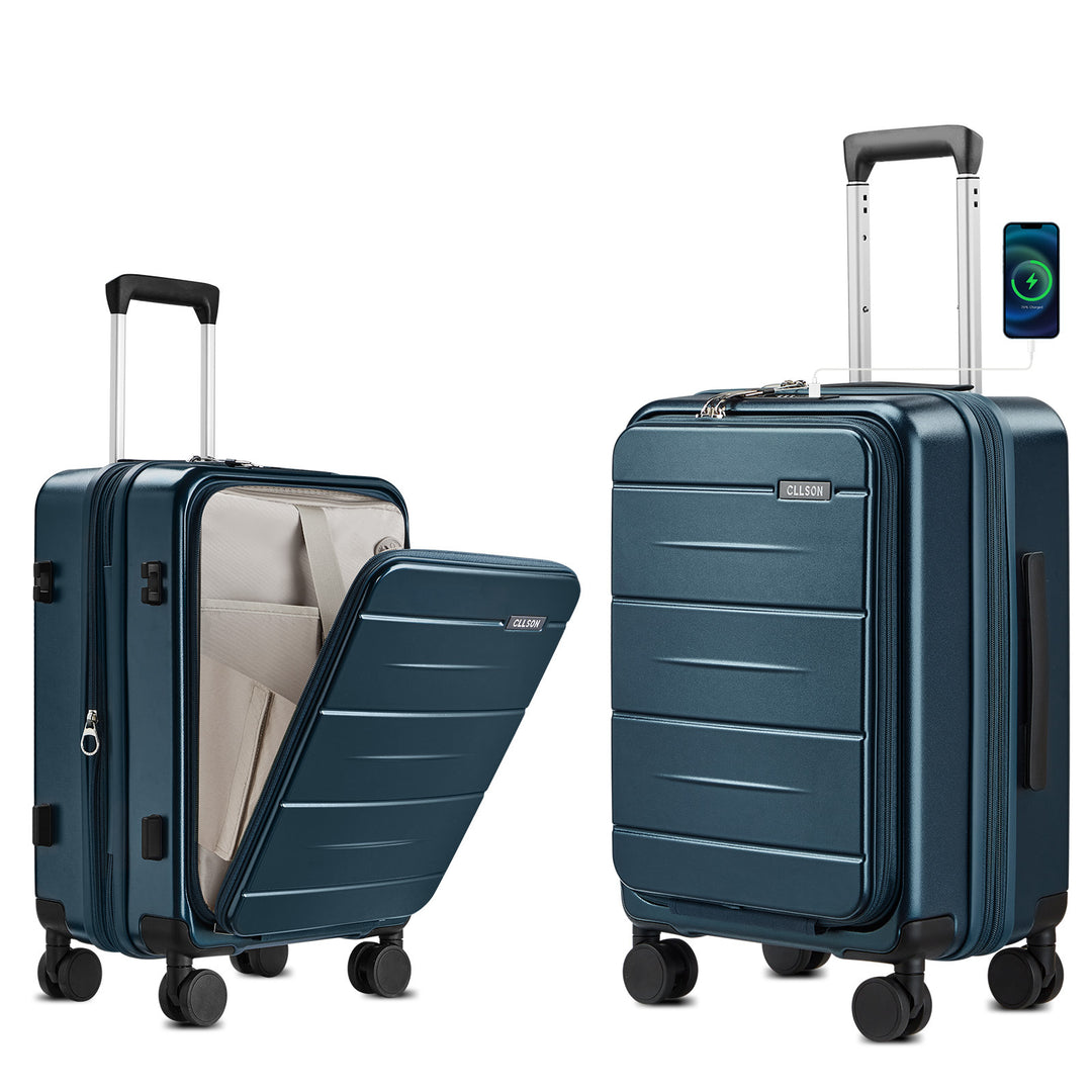 Unisex Smart Hard Shell Cab Carry-On Luggage Stornfield