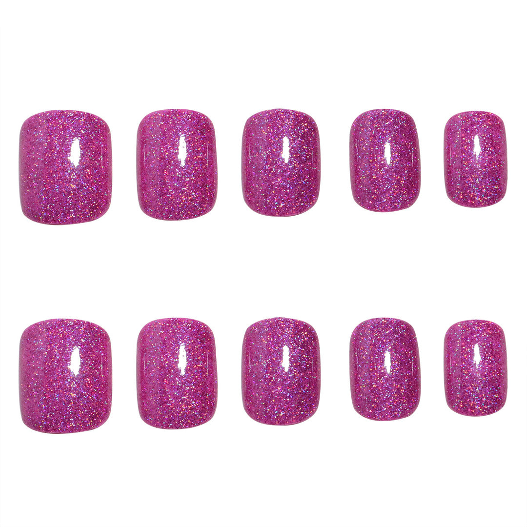 Glittering Press-On Nail Tips Stornfield