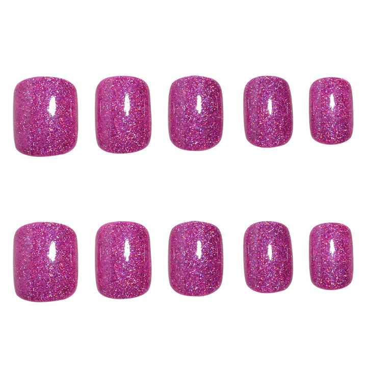Glittering Press-On Nail Tips Stornfield