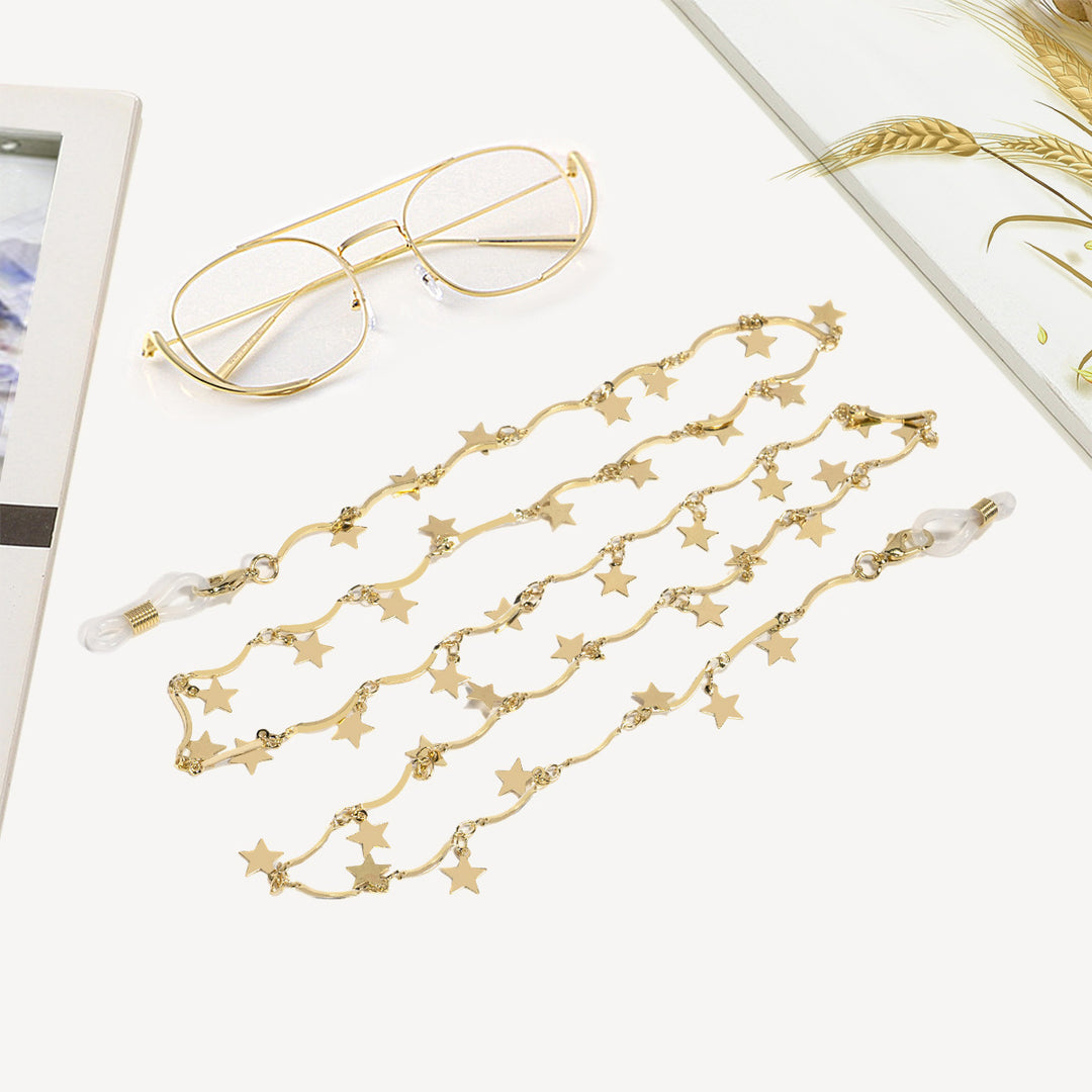 Star-Patterned Eyewear Chain Stornfield