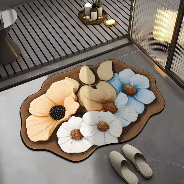 Artistic Butterfly Bath Rug